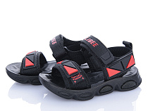 Босоножки Crossopt Z850A black-red в магазине Фонтан Обуви