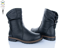 Ботинки Mona Liza 165-1 чорний батал в магазине Фонтан Обуви