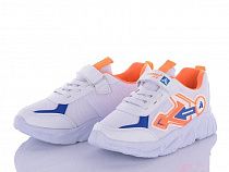 Кроссовки Alessio 4020 white-orange (31-35) в магазине Фонтан Обуви