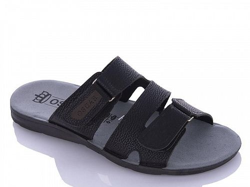 Шлепанцы Oskar 35 змея черный в магазине Фонтан Обуви