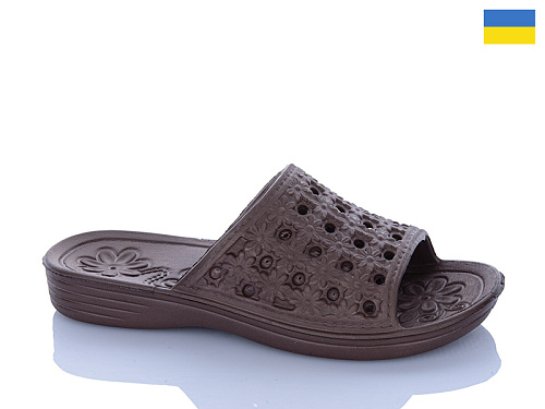 Шлепанцы Dago Крок Ж C19 шоколад в магазине Фонтан Обуви
