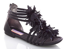 Босоножки Gurkem Карабалут черный в магазине Фонтан Обуви