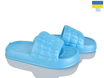 Шлепанцы Rai Shoes ПЖ50 небесний в магазине Фонтан Обуви