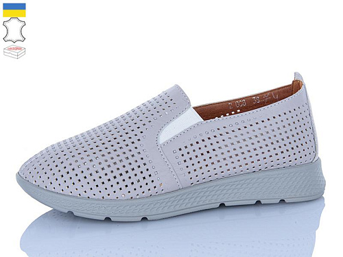 Туфли Sali 008-13 сірий сір-п. в магазине Фонтан Обуви