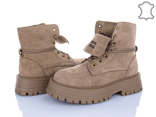 Ботинки Violeta 197-212 khaki в магазине Фонтан Обуви