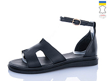 Босоножки Garti 0192 чорний шкіра в магазине Фонтан Обуви