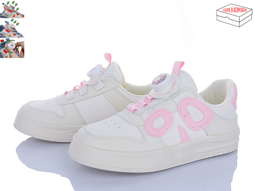 Кроссовки Calorie Y2323 біл-рожевий в магазине Фонтан Обуви
