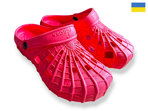 Кроксы Rai Shoes SV16 червоний в магазине Фонтан Обуви