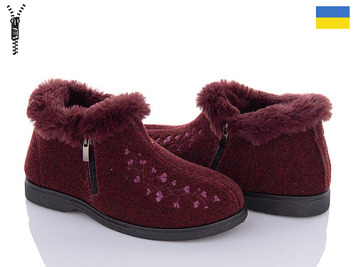 Бурки Demur GW202BR бордовий-2025 в магазине Фонтан Обуви