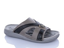 Шлепанцы Oskar 01-40 сірий в магазине Фонтан Обуви