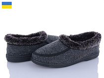 Тапочки Demur 039-1 сірий-2025 в магазине Фонтан Обуви