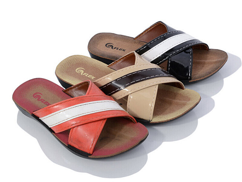 Шлепанцы Gurkem 2024-016 mix в магазине Фонтан Обуви