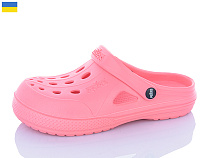 Кроксы M&L Alex13 Крокс Ж кораловий в магазине Фонтан Обуви