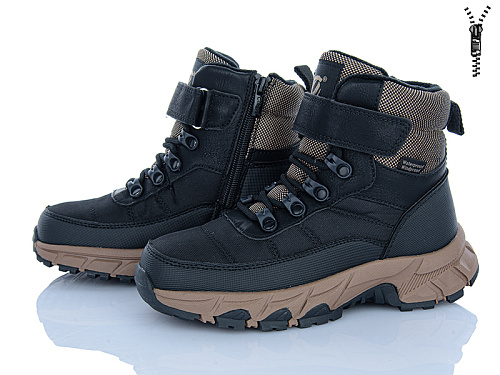 Ботинки Clibee-Shosho HC789-2 black-khaki в магазине Фонтан Обуви