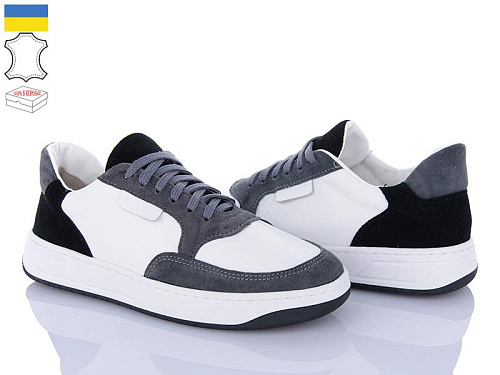 Viscala2 21208 біл-сір-чорний в магазине Фонтан Обуви