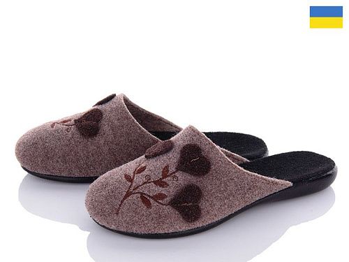 Тапочки Inblu N103 коричневий в магазине Фонтан Обуви