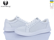 Кроссовки Alex Bens 1505 білий в магазине Фонтан Обуви