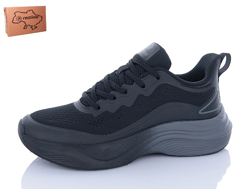 Кроссовки Restime SWL25533 black в магазине Фонтан Обуви