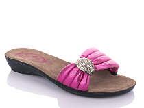 Шлепанцы Gurkem W26-7152 fuchsia в магазине Фонтан Обуви