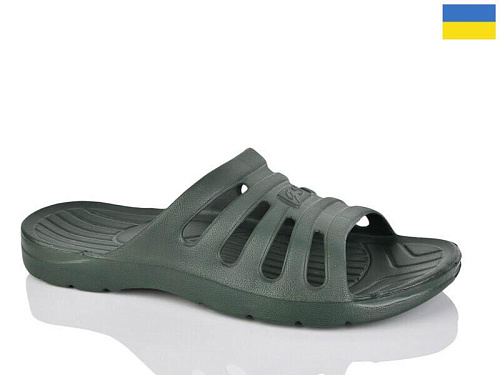 Шлепанцы Demur DS104 зелений в магазине Фонтан Обуви