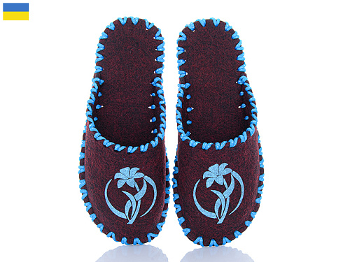 Тапочки Active 192W бордовий в магазине Фонтан Обуви