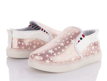 Слипоны Viktoria 111-10 pink в магазине Фонтан Обуви