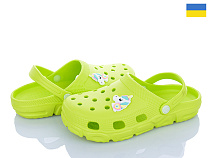 Кроксы Inblu 302 салатовий в магазине Фонтан Обуви