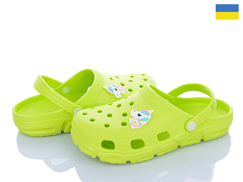 Кроксы Inblu 302 салатовий в магазине Фонтан Обуви