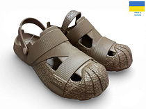 Кроксы Rai Shoes 528 пісочний в магазине Фонтан Обуви