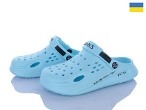 Кроксы Golden Lion 517-011 блакитний в магазине Фонтан Обуви