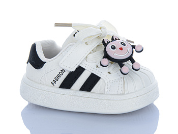 Кроссовки Comfort-Baby 1001-4 біл-чорний (16-20) в магазине Фонтан Обуви