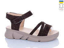 Босоножки Sali 116 коричневий з кап-п. в магазине Фонтан Обуви