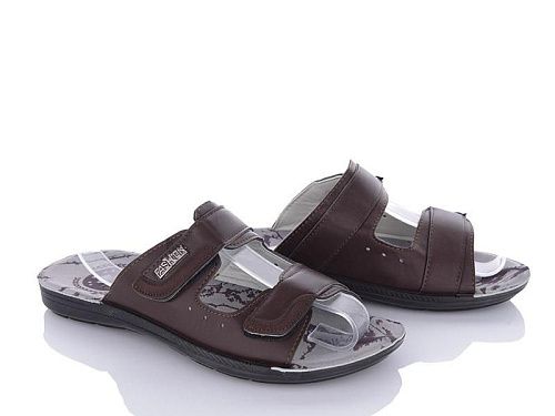 Шлепанцы Oskar 24-Ш5507 brown в магазине Фонтан Обуви