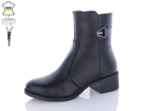 Ботинки Aba 202 чорний в магазине Фонтан Обуви