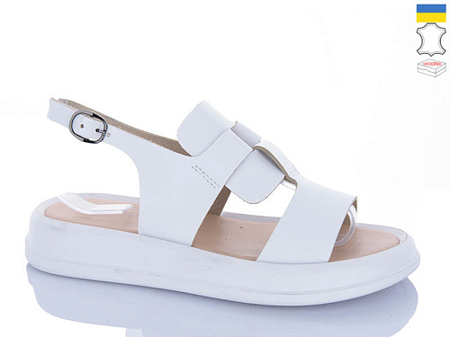 Босоножки Sali 21160 білий біл-п. в магазине Фонтан Обуви