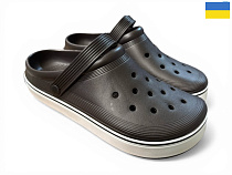 Кроксы Rai Shoes 523 шоколад в магазине Фонтан Обуви