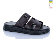 Шлепанцы Sali 5-1 коричневий к чор-п. в магазине Фонтан Обуви