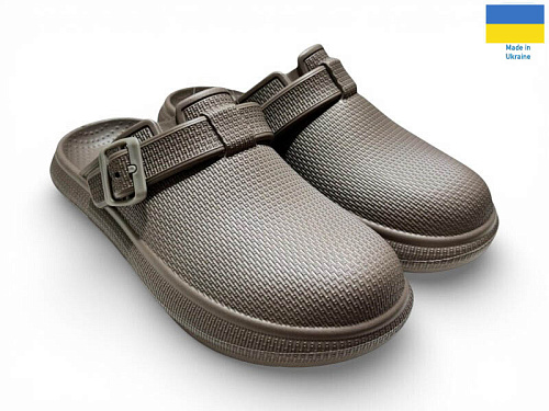 Кроксы Rai Shoes 421 беж в магазине Фонтан Обуви