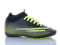 Спорт Presto 043-3 чорний-зелений в магазине Фонтан Обуви