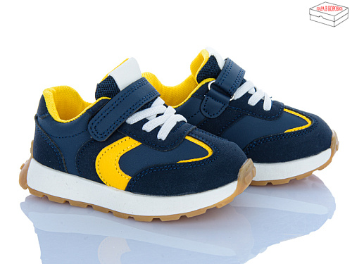 Кроссовки Apawwa LA627-1 blue-yellow в магазине Фонтан Обуви