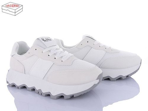 Кроссовки Viktoria RF1643 white-grey в магазине Фонтан Обуви