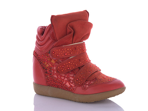 Сникерсы Miss Ilonna 16 красный в магазине Фонтан Обуви