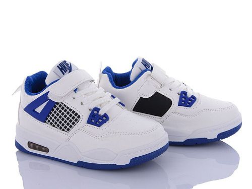 Кроссовки Okshoes 1101 white-blue в магазине Фонтан Обуви