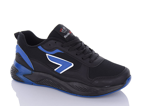 Кроссовки Sharif 4217 black-blue (40-45) в магазине Фонтан Обуви