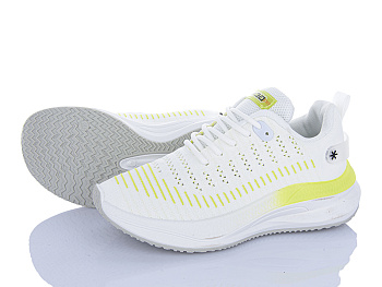 Кроссовки Violeta 182-52 white-green в магазине Фонтан Обуви