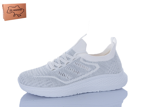 Кроссовки Restime AWL26707 white в магазине Фонтан Обуви