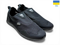 Слипоны Rai Shoes 29-03 чорний в магазине Фонтан Обуви