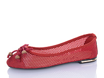 Балетки Lenase ОЗГЕР червоний в магазине Фонтан Обуви
