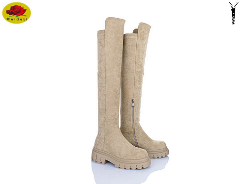 Сапоги Meideli M10 beige в магазине Фонтан Обуви