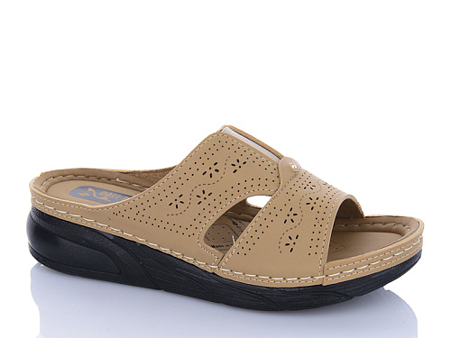 Шлепанцы Sali One 800 бежевий в магазине Фонтан Обуви